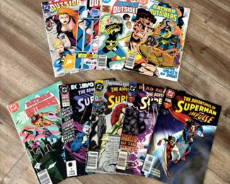 Various Vintage DC Comics – Outsiders & More –9 Comics!