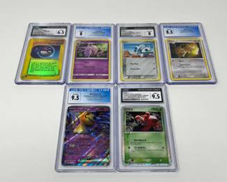 6 Highly Graded Pokemon Cards!