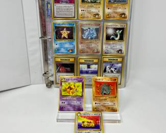 Collection of Rare Pokemon - Over 200 Japanese 1st Edition Cards!