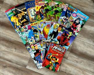 Various Vintage Marvel & DC Comics – Wolverine & More –24 Comics!