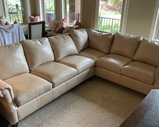 Leather Corner Sectional