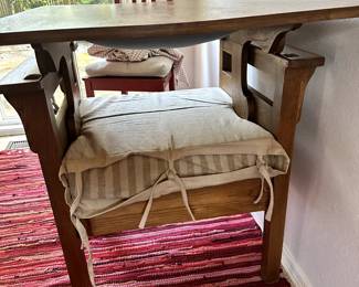 Vintage Convertible Table / chair 