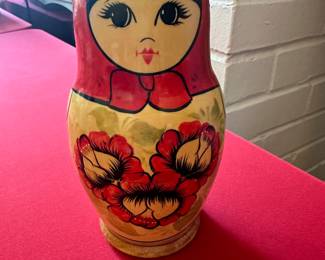 Handpainted nesting doll