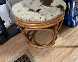 Bamboo ottoman