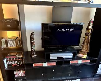 Samsung TV & IKEA entertainment center