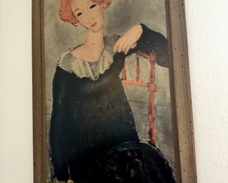 Amedeo Modigliani "Woman with Red Hat" - Print No. 116