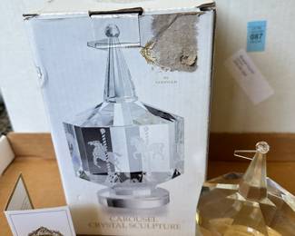 Carousel Crystal Sculpture