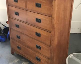 Mission / Arts and Crafts Style High Chest ( Huffman Koos)