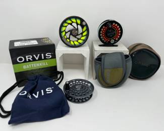 (3) Orvis Fly Fishing Reels - Mirage, Battenkill BBS II +