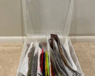 40 NIB Fly Tying Feathers & Fur Crafting Supplies - Many $40 Packs