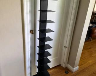 10 Shelf Metal Spine Bookcase - 60"T