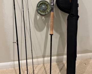 Temple Fork Outfitters (TFO) BVK 9wt. 9’ 4 piece Fly Rod & BVK Reel w/Case - $400+