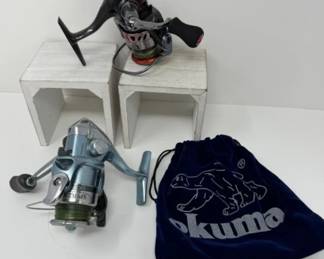 Spinning Fishing Reels: Shimano Spirex 1000FG - Okuma RTX-30S