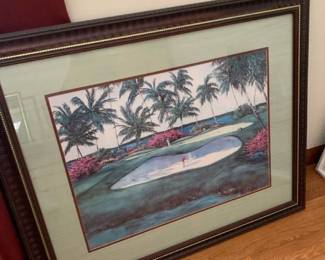 34 x 29 Wall Art (golf)