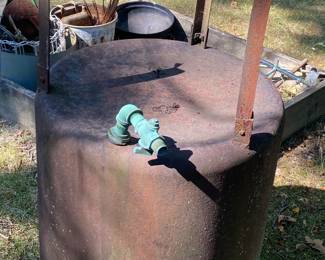 Large Homemade Water Barrel