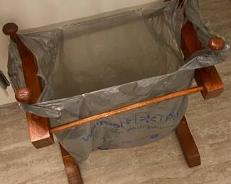 Several Wooden Bag Holders