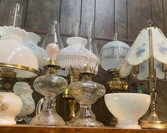 Electrified Oil Lamps/Touch Lamp