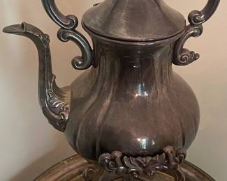 Silverplated Tilting Coffee Server