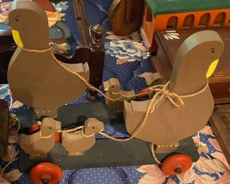 Assorted Wooden Pull Toys