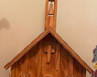 Lighted Wooden Chapel
