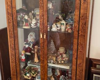 Vintage Oriental Style Display Cabinet