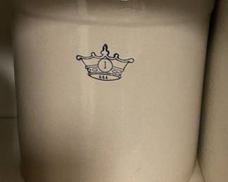 One Gallon Stoneware Crock