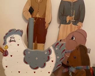 Wooden Animals and Figures