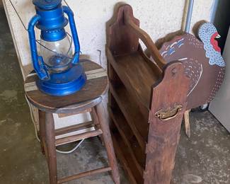 Wooden Shelf and Turkey