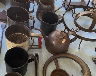 Sifters and Galvanized Pitchers