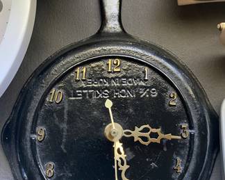 Cast Iron Pan Clock