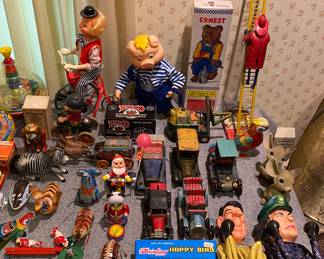 Several Vintage Toys and Games