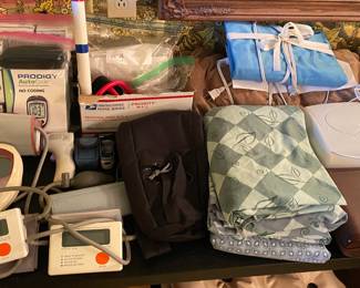 Blood Pressure Cuffs, Bathroom and Medical Items