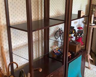 Vintage Display Shelving Units