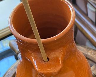 Pottery Hummingbird Feeder