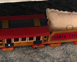 Wooden Santa Train