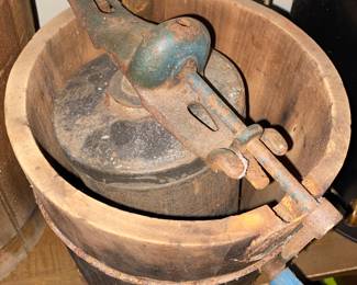 Old Ice Cream Freezer