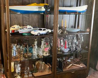 Vintage Display Shelves