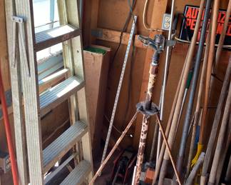 Lawn Sprinklers/Ladders
