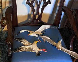 Small Mahogany Chippendale Style Chair