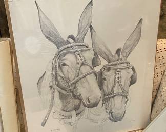 Signed Mule Print