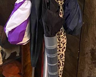 Coat Rack and Umbrellas