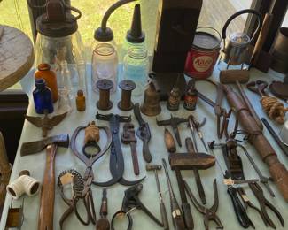 Antique Tools and Rusty Gold