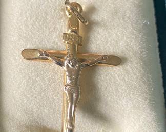 14K Gold Cross