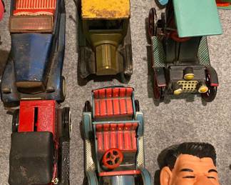 Tin Litho Friction Cars