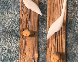 Folk Art Crane Wall Art