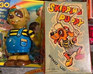 TN Skipping Puppy in Box