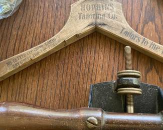 Early Hopkins Tailors Advertising Hanger