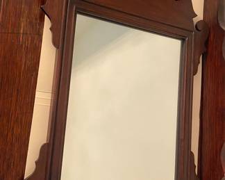 Small Mahogany Henkel-Harris Wall Mirror