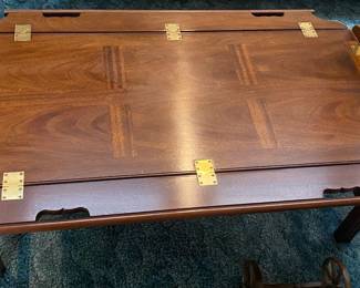 Mid-century Coffee Table with Drop Leaf Handles