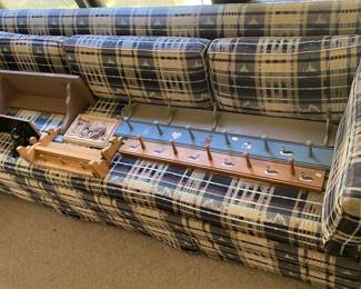 Sofa and Wall Shelves/Hat Racks